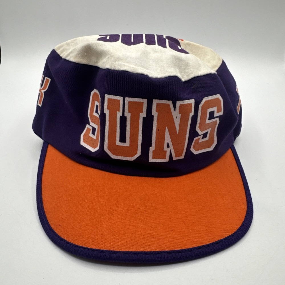 Vintage 1990's Phoenix Suns Twins Enterprises Brand NBA Cloth Painters Hat‎ Cap